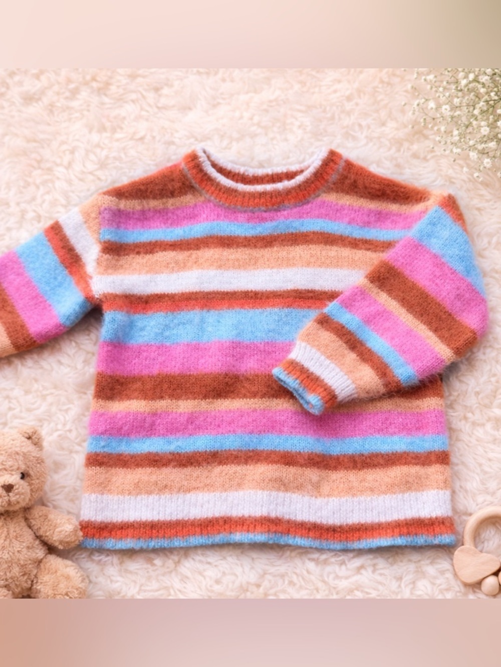 Old Navy 2T Striped Multicolor Sweater